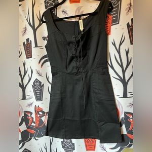 Samantha Pleet Black Corset Dress - Size 10 NWT